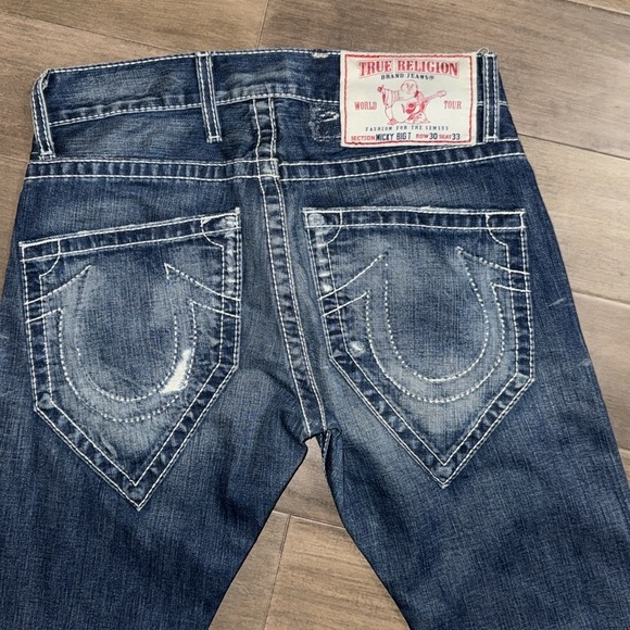 True Religion Vintage Y2K Low Rise Boot Cut Jeans - Picture 7 of 10